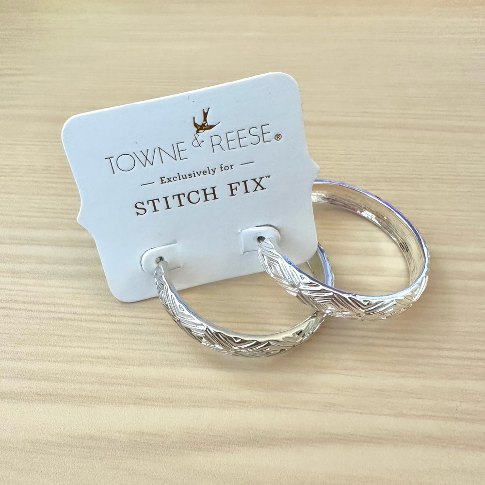 Towne & Reese - Textured Hoops